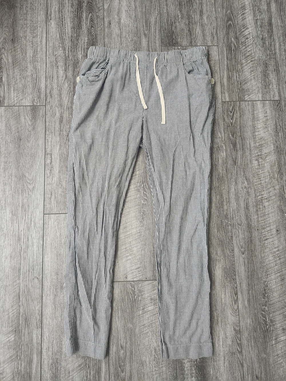 Striped Linen Pants